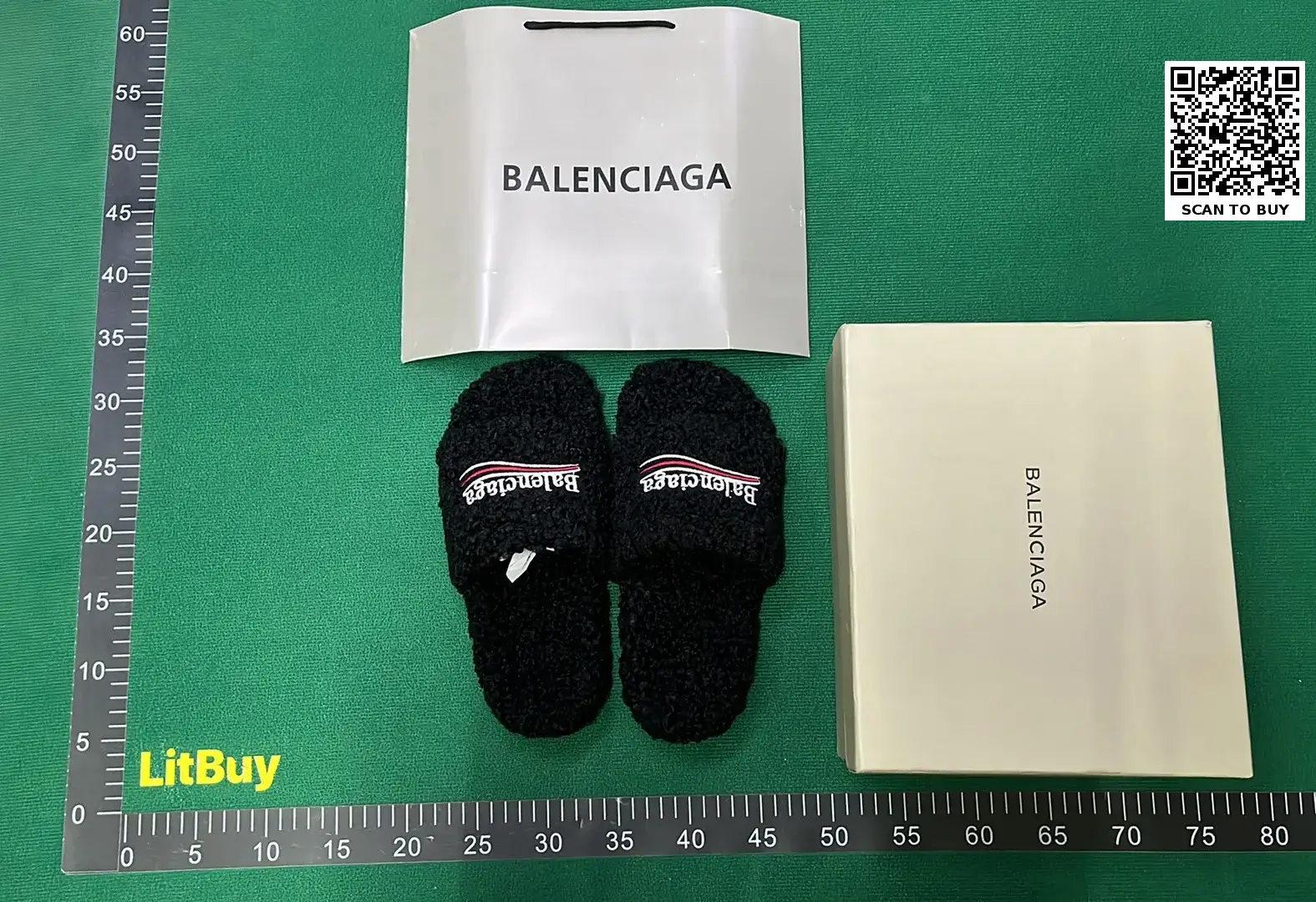 Balenciaga Furry (5+)  in the Best OopBuy Spreadsheet QC photos
