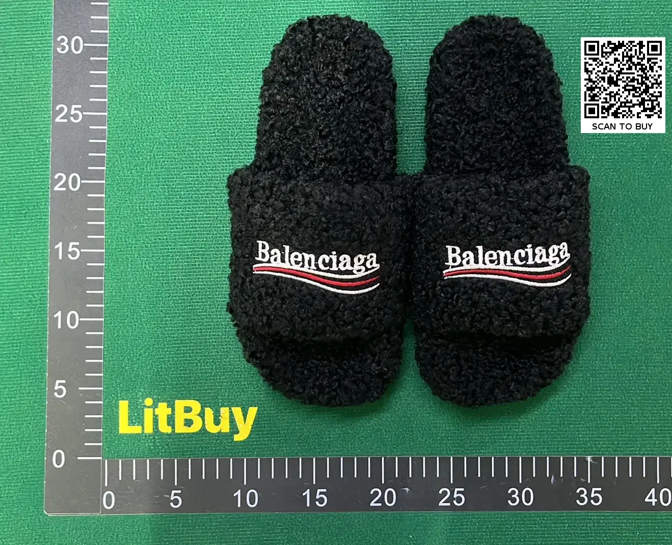Balenciaga Furry (5+)  in the Best OopBuy Spreadsheet QC photos