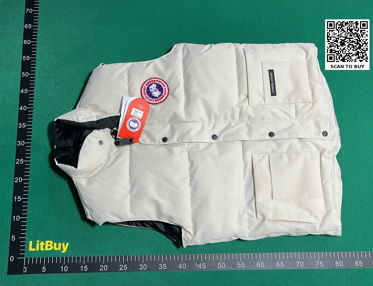 CA versatile fashion vest  in the Best OopBuy Spreadsheet QC photos