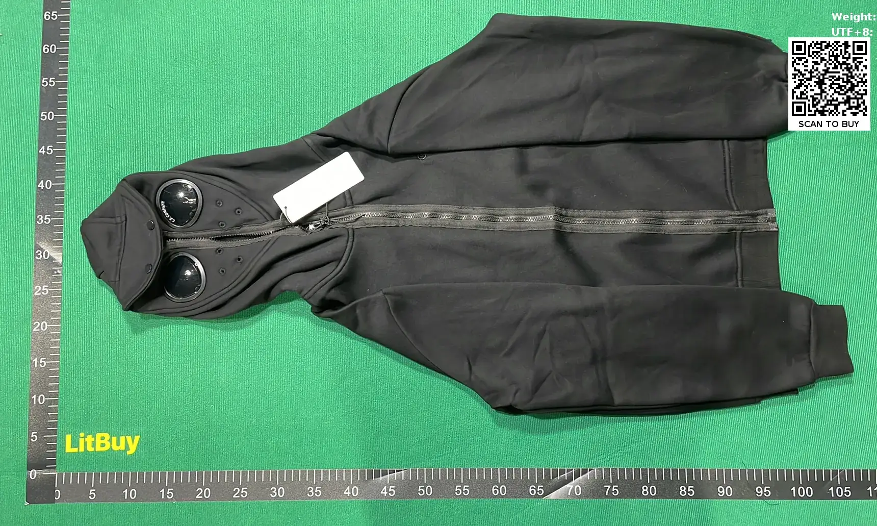1:1 Batch C.P Hooded Sweatshirt Zip-Up Jacket  in the Best OopBuy Spreadsheet QC photos