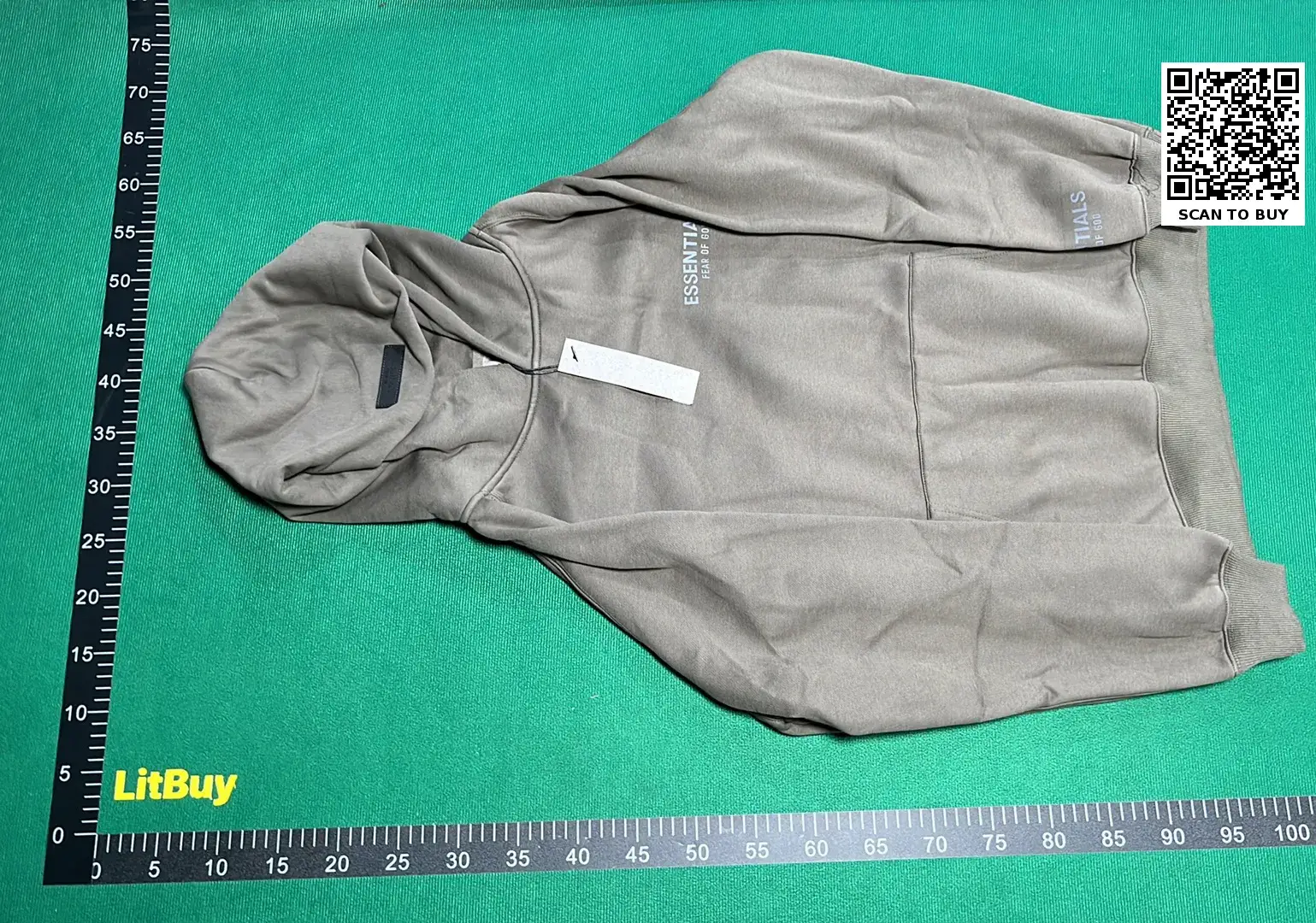 1:1 Batch Essent hoodie  in the Best OopBuy Spreadsheet QC photos