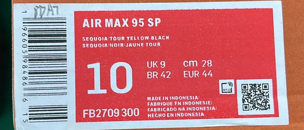 🔥1:1 batch Nike Air Max 95  in the Best OopBuy Spreadsheet QC photos