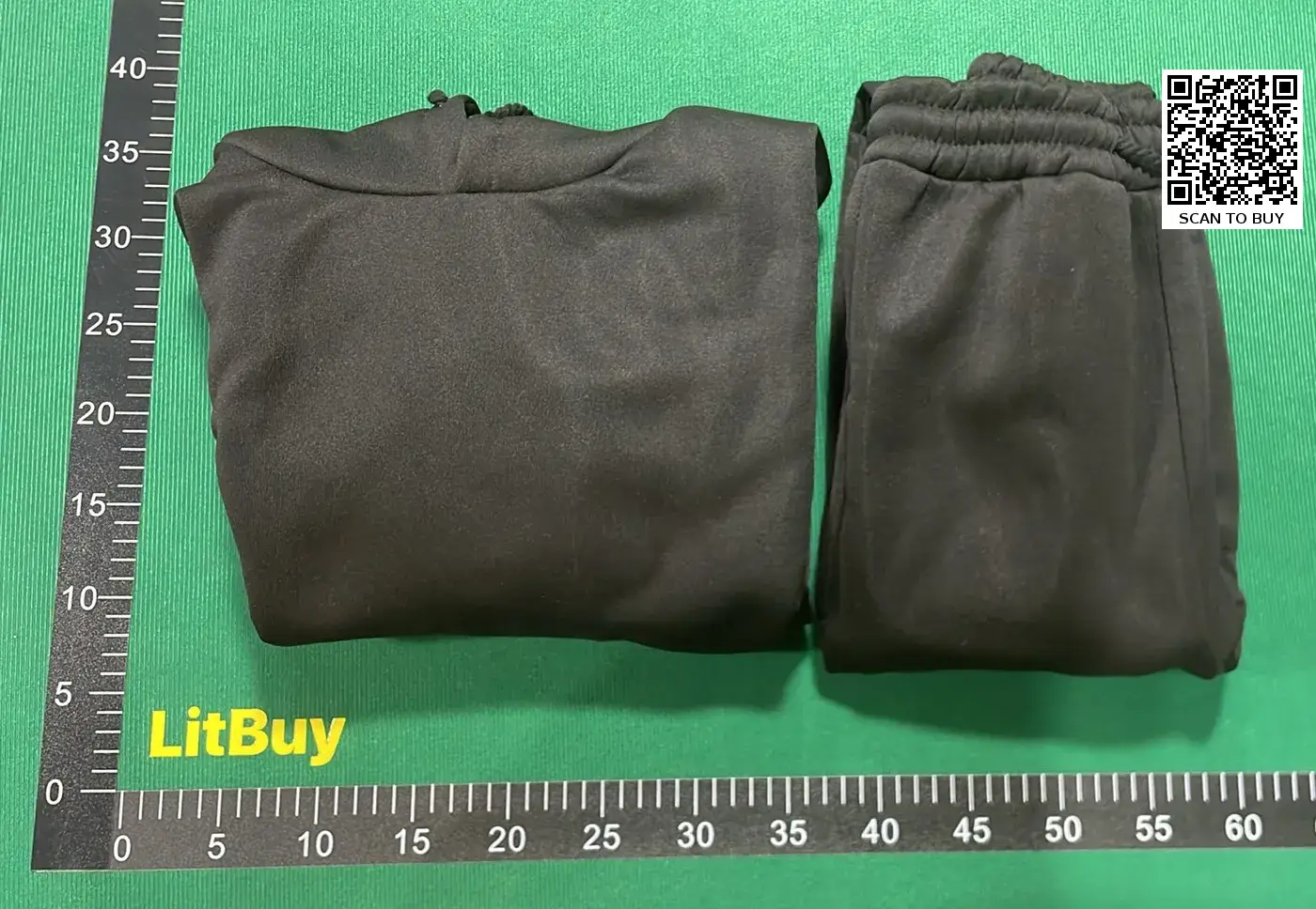Synaworld 运动衫运动裤两件套Y2k字母刺绣超大连帽衫运动裤套装  in the Best OopBuy Spreadsheet QC photos