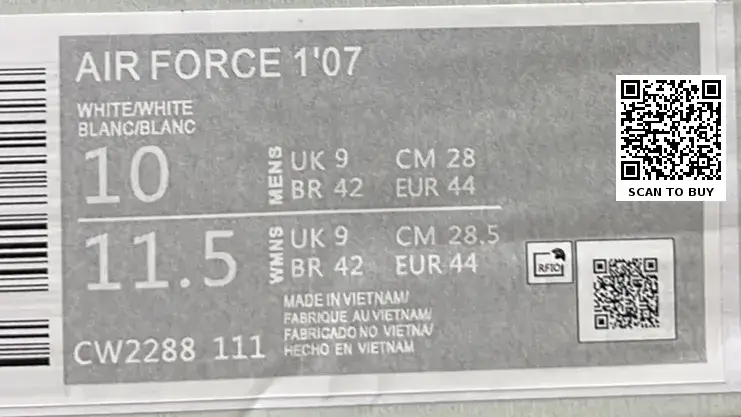 Nike Air Force 1 （20+）  in the Best OopBuy Spreadsheet QC photos