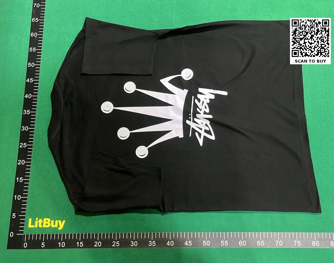 Stussy T-shirt tee （35+）  in the Best OopBuy Spreadsheet QC photos