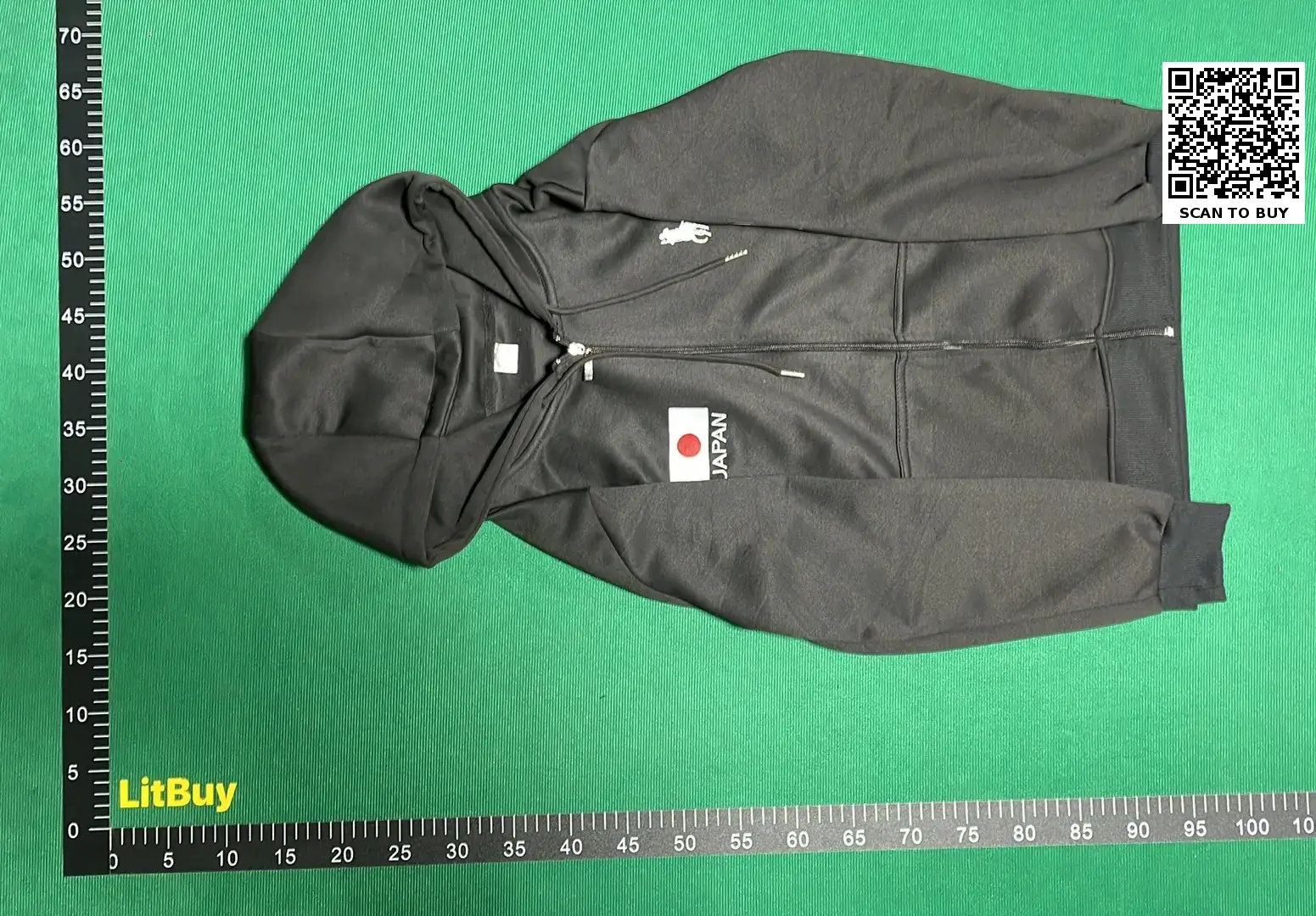 3D Print Zip-Up Sweatshirt  in the Best OopBuy Spreadsheet QC photos
