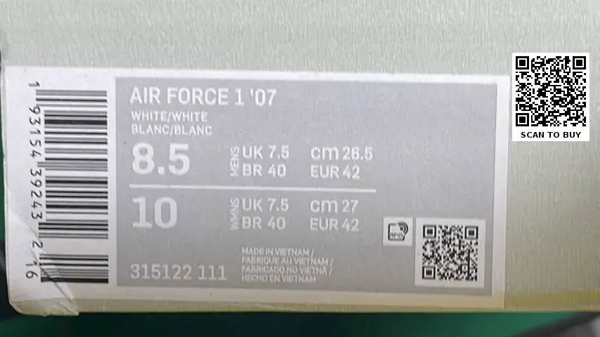 Nk Air Force Top Source Classic Replica 1 ; 1 Restoration Original box ALL-time low(非质量问题不退不换）  in the Best OopBuy Spreadsheet QC photos