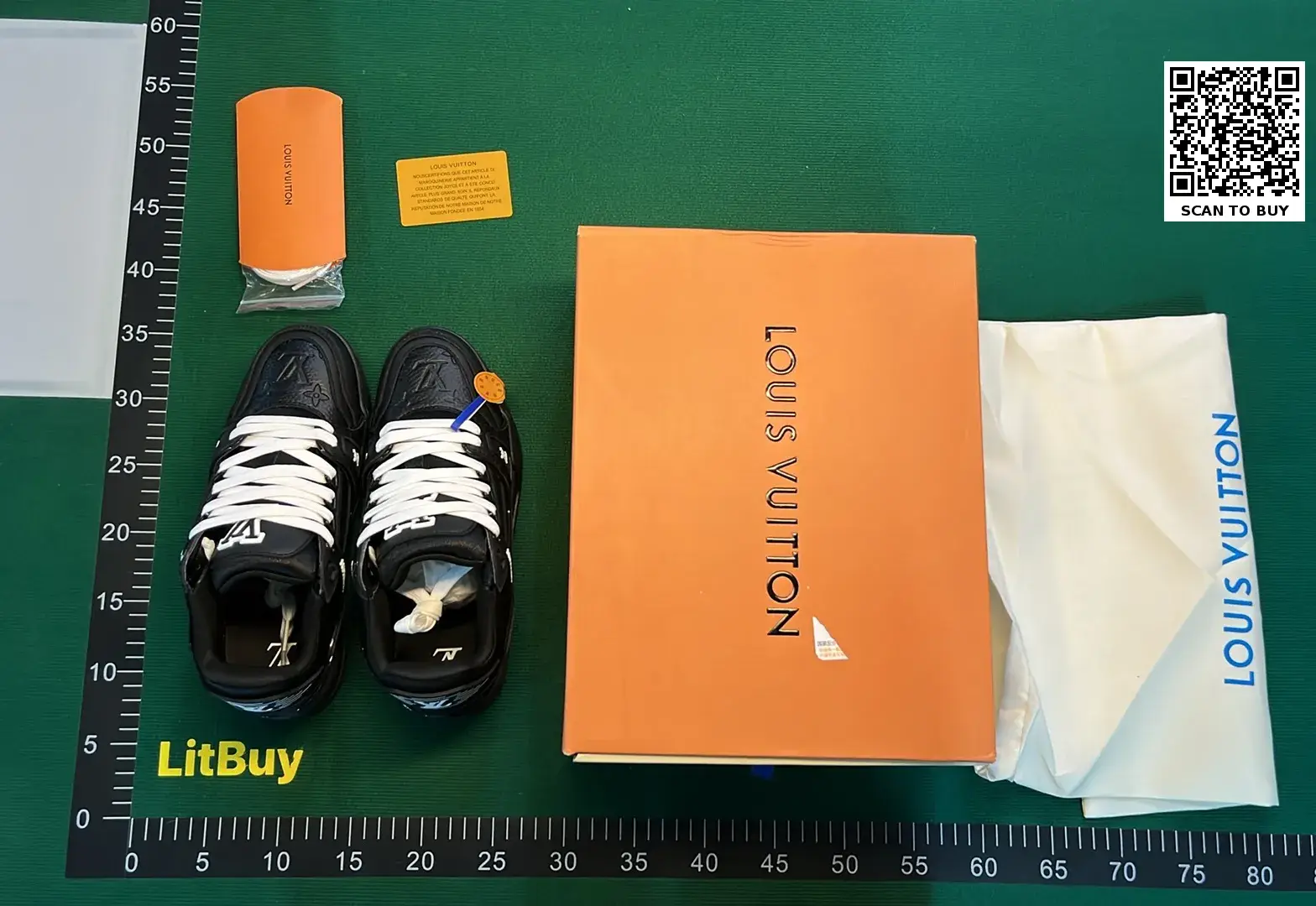 B3D 系带平底低帮板鞋-L  in the Best OopBuy Spreadsheet QC photos