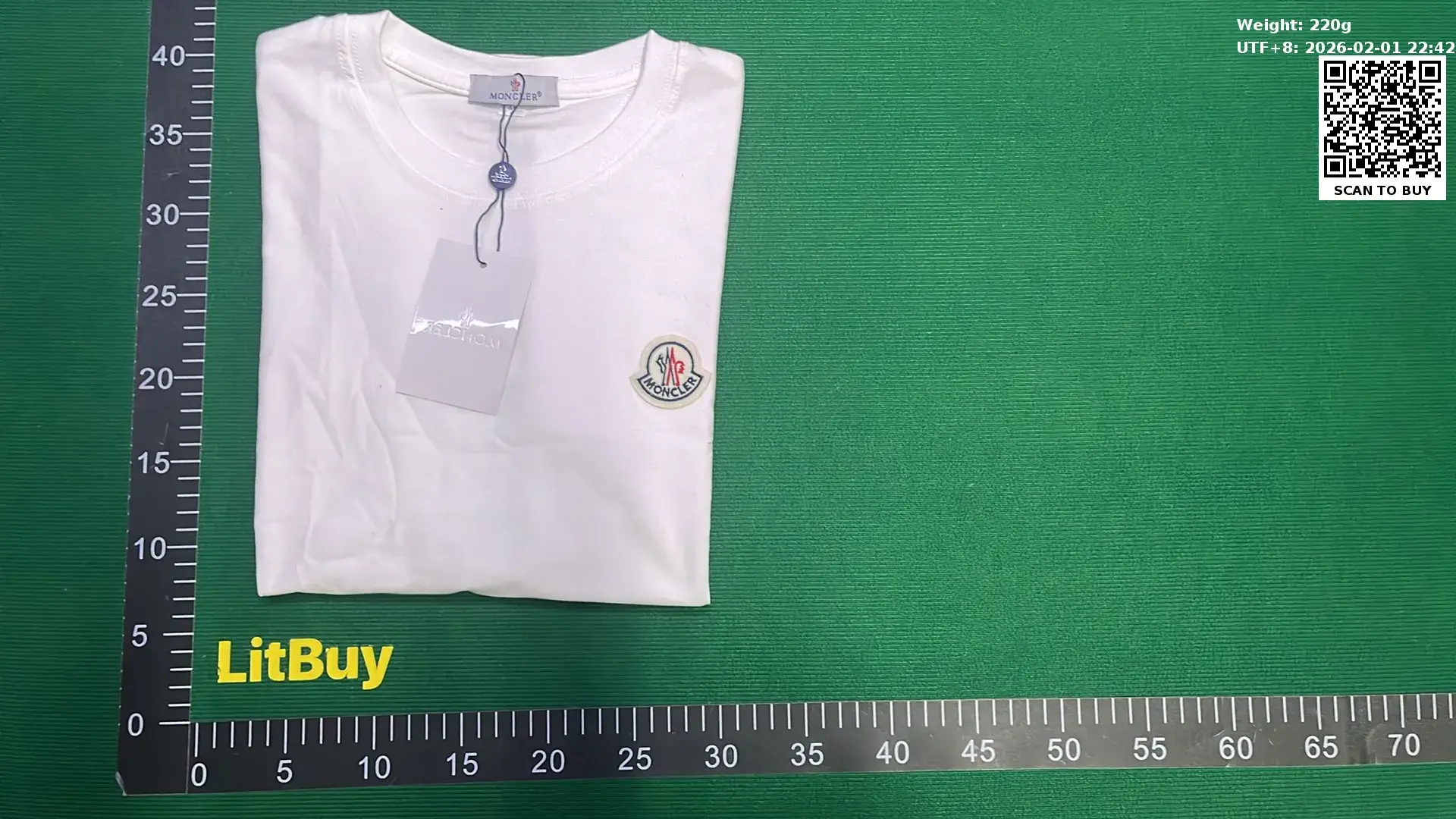 Moncler T-shirt tee （15+）  in the Best OopBuy Spreadsheet QC photos
