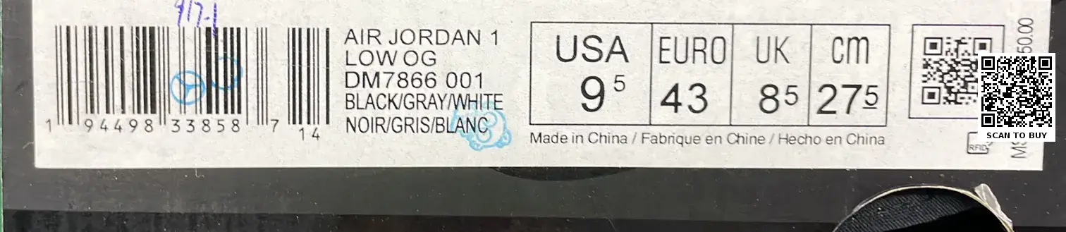  🔥1:1 batch Jordan Air Jordan 1 Low OG Golf Shoes – QC photos preview | CnFans  | 7583207222