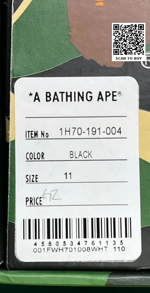 🔥1:1 batch A BATHING APE STA  in the Best OopBuy Spreadsheet QC photos