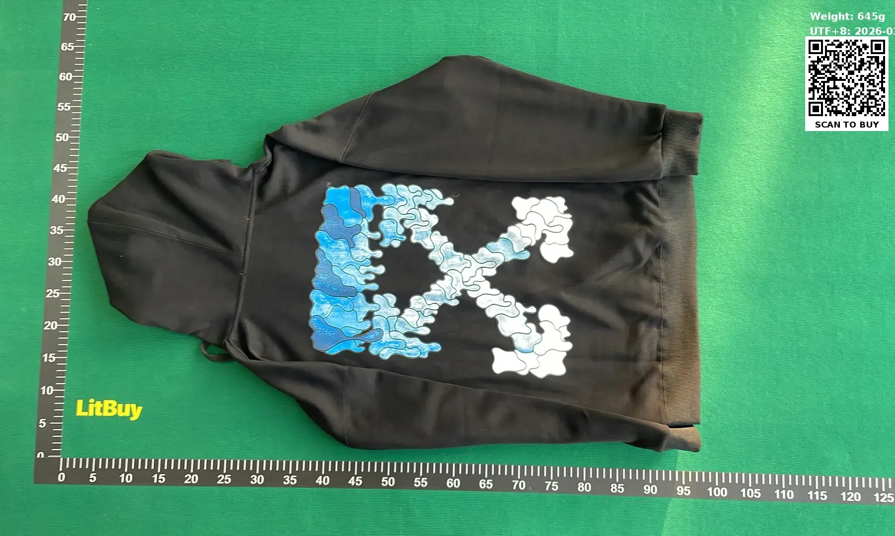 Off-White Hoodie （5+）  in the Best OopBuy Spreadsheet QC photos