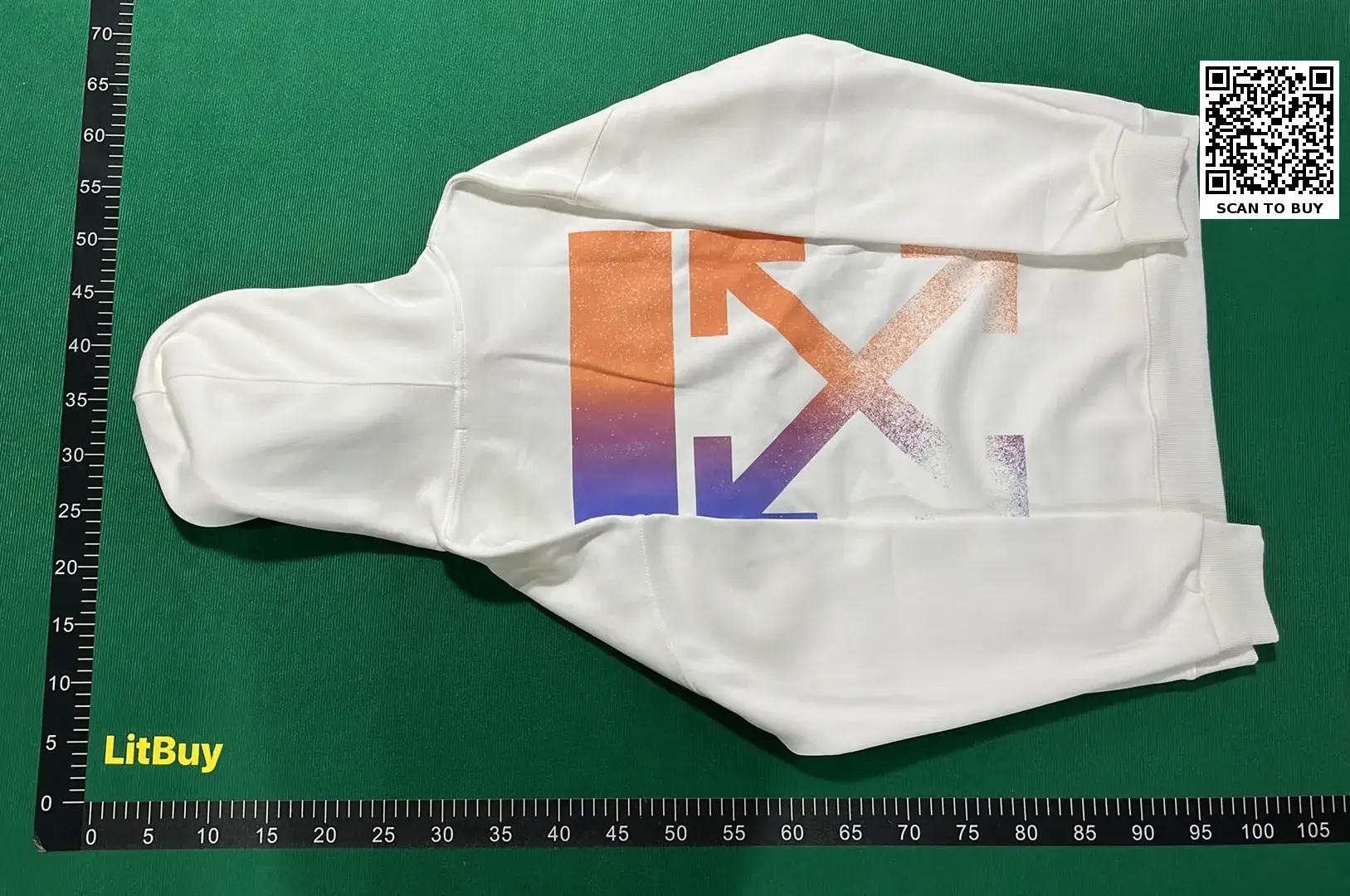 Off-White Hoodie （5+）  in the Best OopBuy Spreadsheet QC photos
