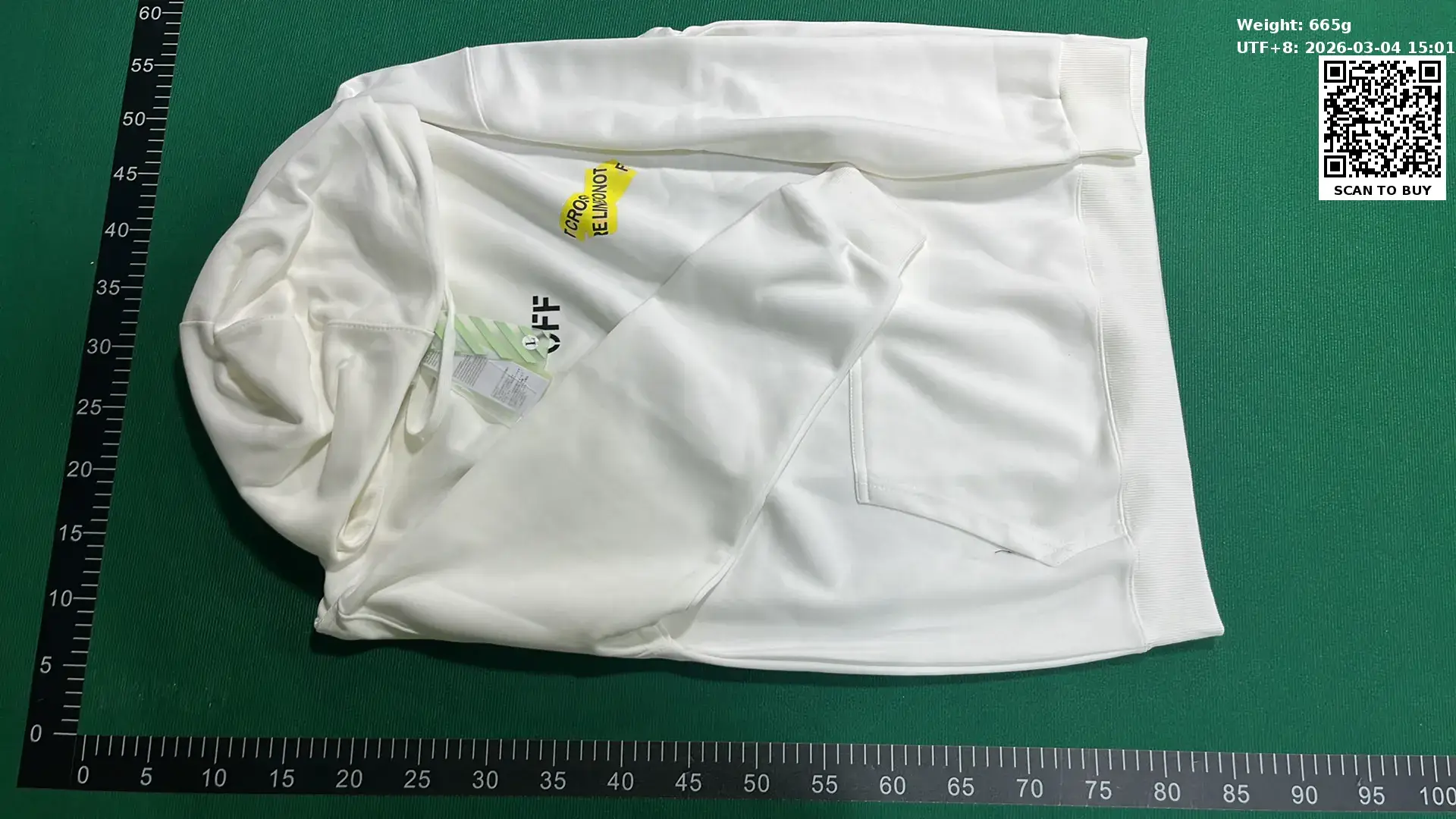 Off-White Hoodie （5+）  in the Best OopBuy Spreadsheet QC photos