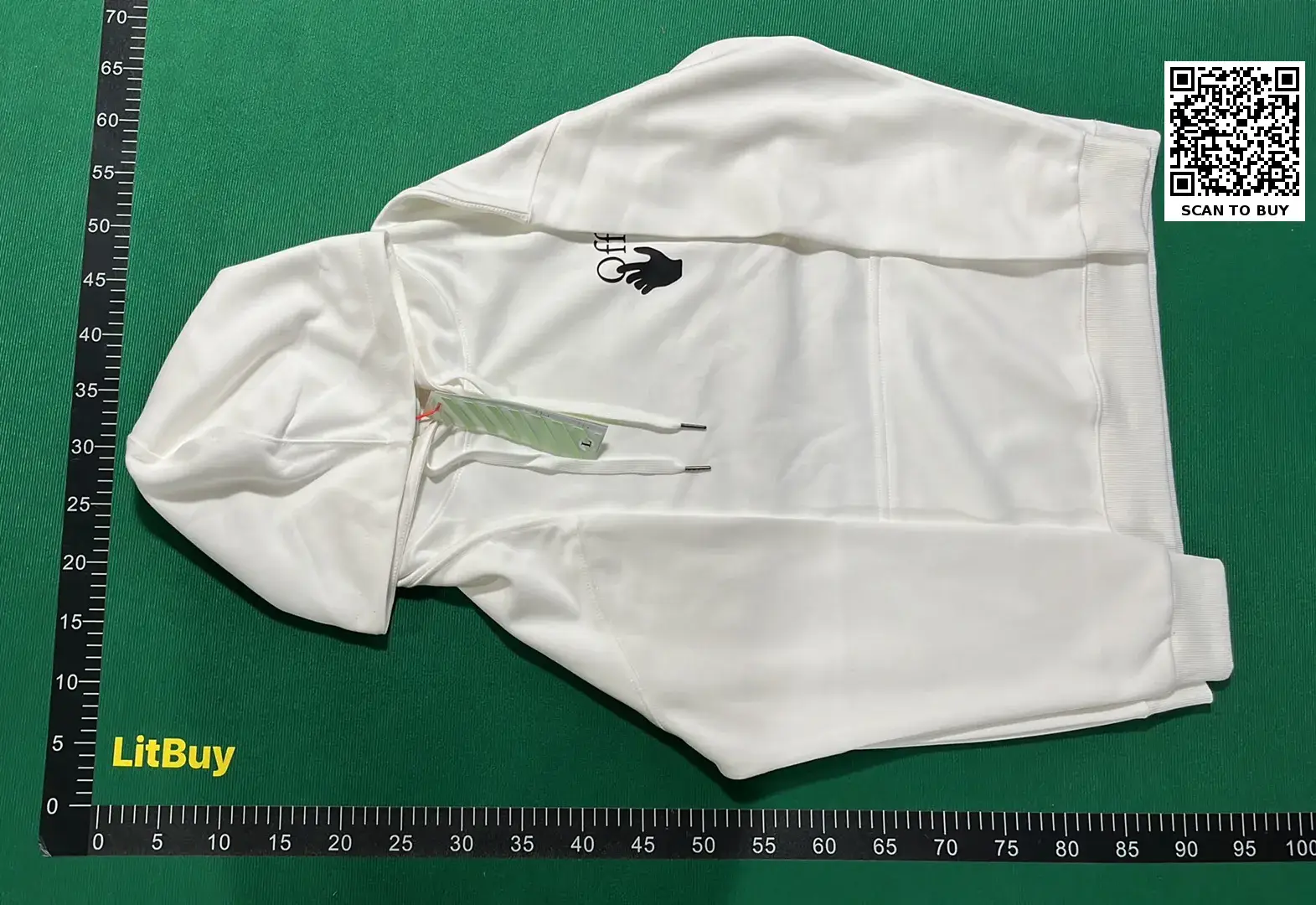 Off-White Hoodie （5+）  in the Best OopBuy Spreadsheet QC photos