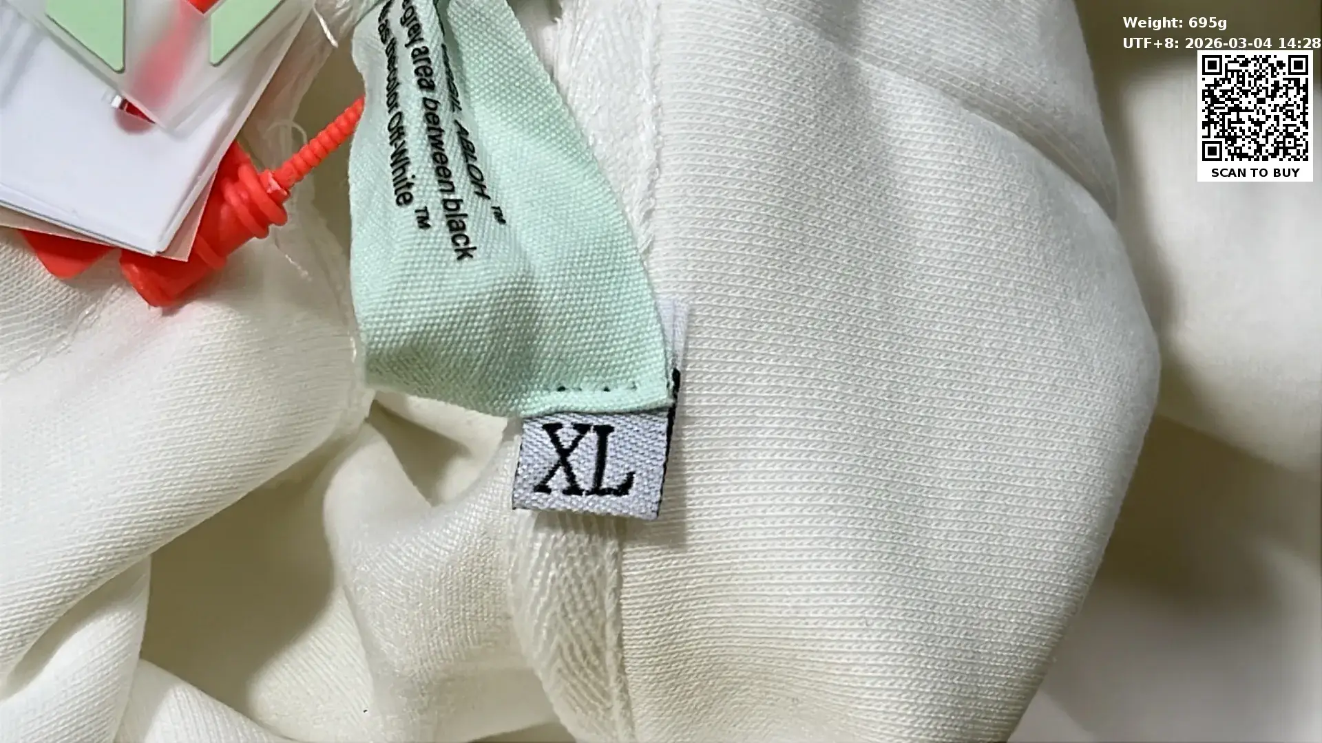 Off-White Hoodie （5+）  in the Best OopBuy Spreadsheet QC photos