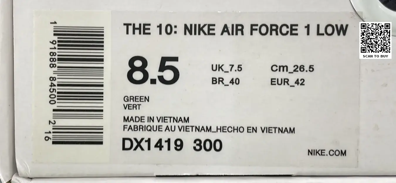 Nike Air Force 1 （20+）  in the Best OopBuy Spreadsheet QC photos