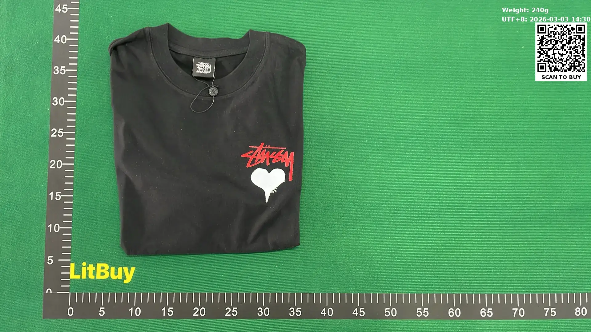 Stussy T-shirt tee （35+）  in the Best OopBuy Spreadsheet QC photos