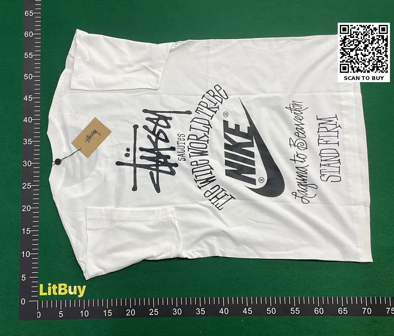 Stussy T-shirt tee （35+）  in the Best OopBuy Spreadsheet QC photos