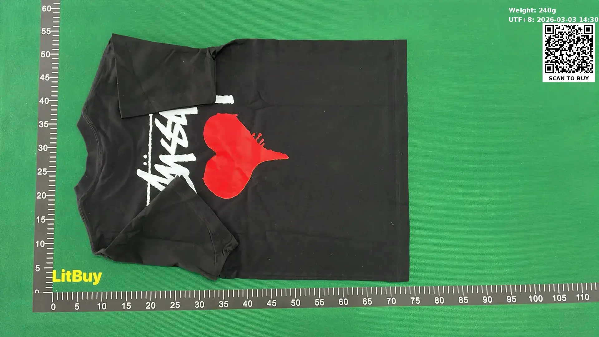 Stussy T-shirt tee （35+）  in the Best OopBuy Spreadsheet QC photos