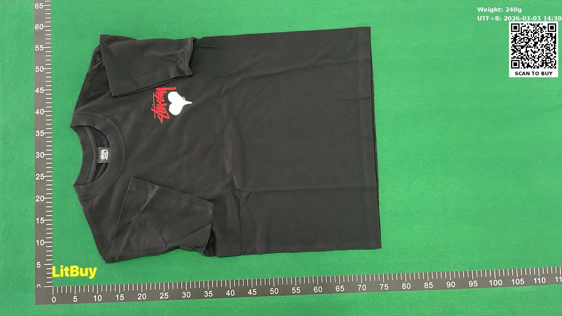 Stussy T-shirt tee （35+）  in the Best OopBuy Spreadsheet QC photos
