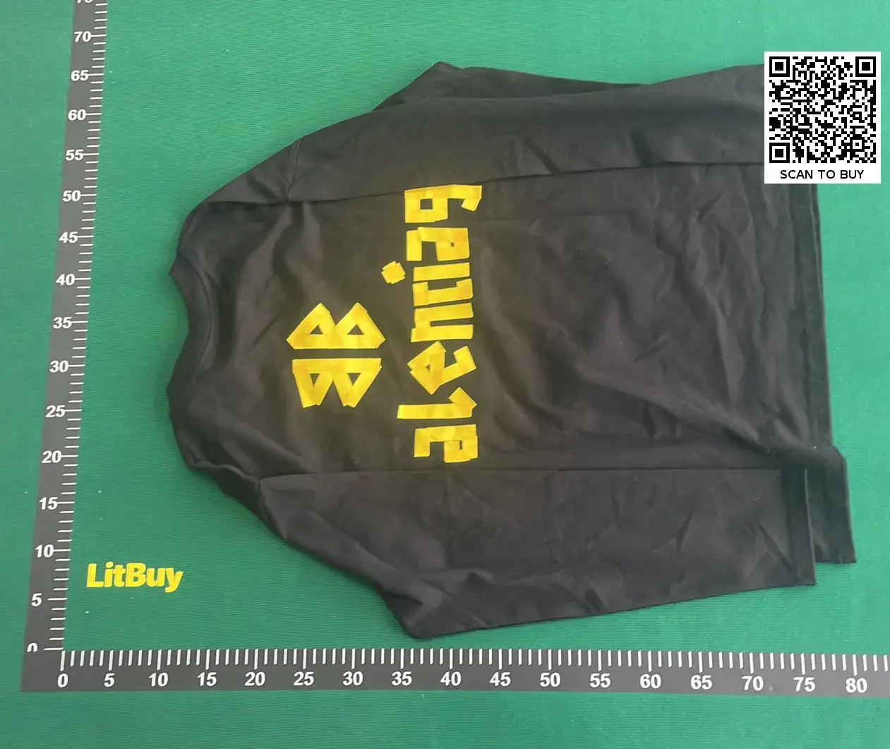 Masking tape long sleeves  in the Best OopBuy Spreadsheet QC photos