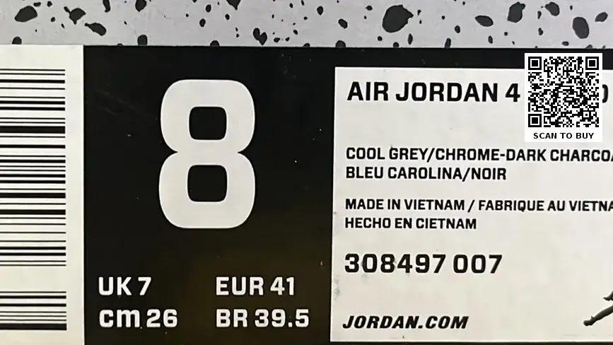 Jordan Air Jordan 4 (20+)  in the Best OopBuy Spreadsheet QC photos