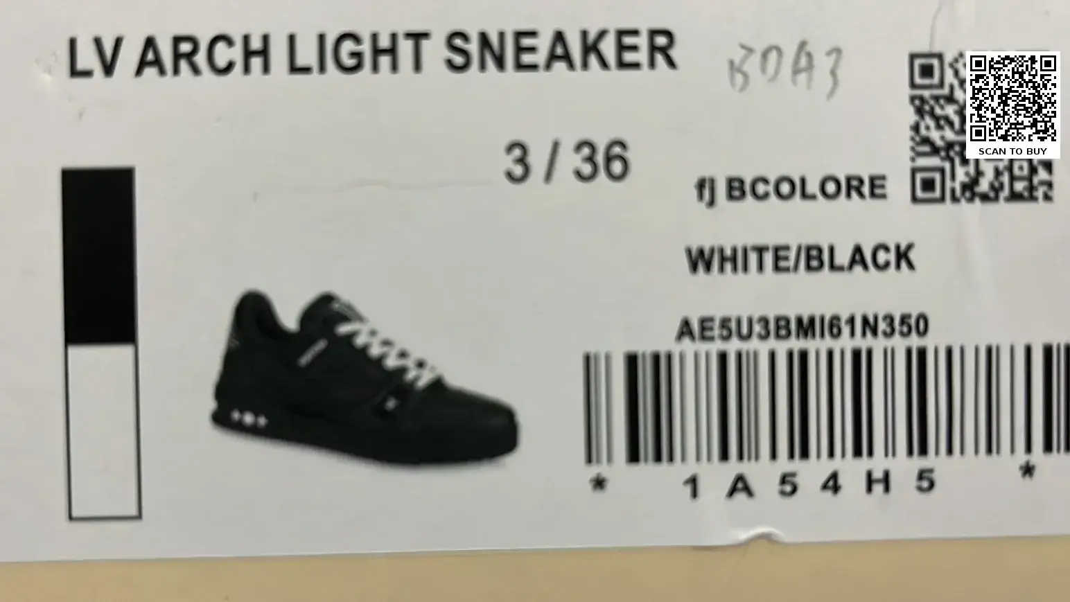 B3D 系带平底低帮板鞋-L  in the Best OopBuy Spreadsheet QC photos