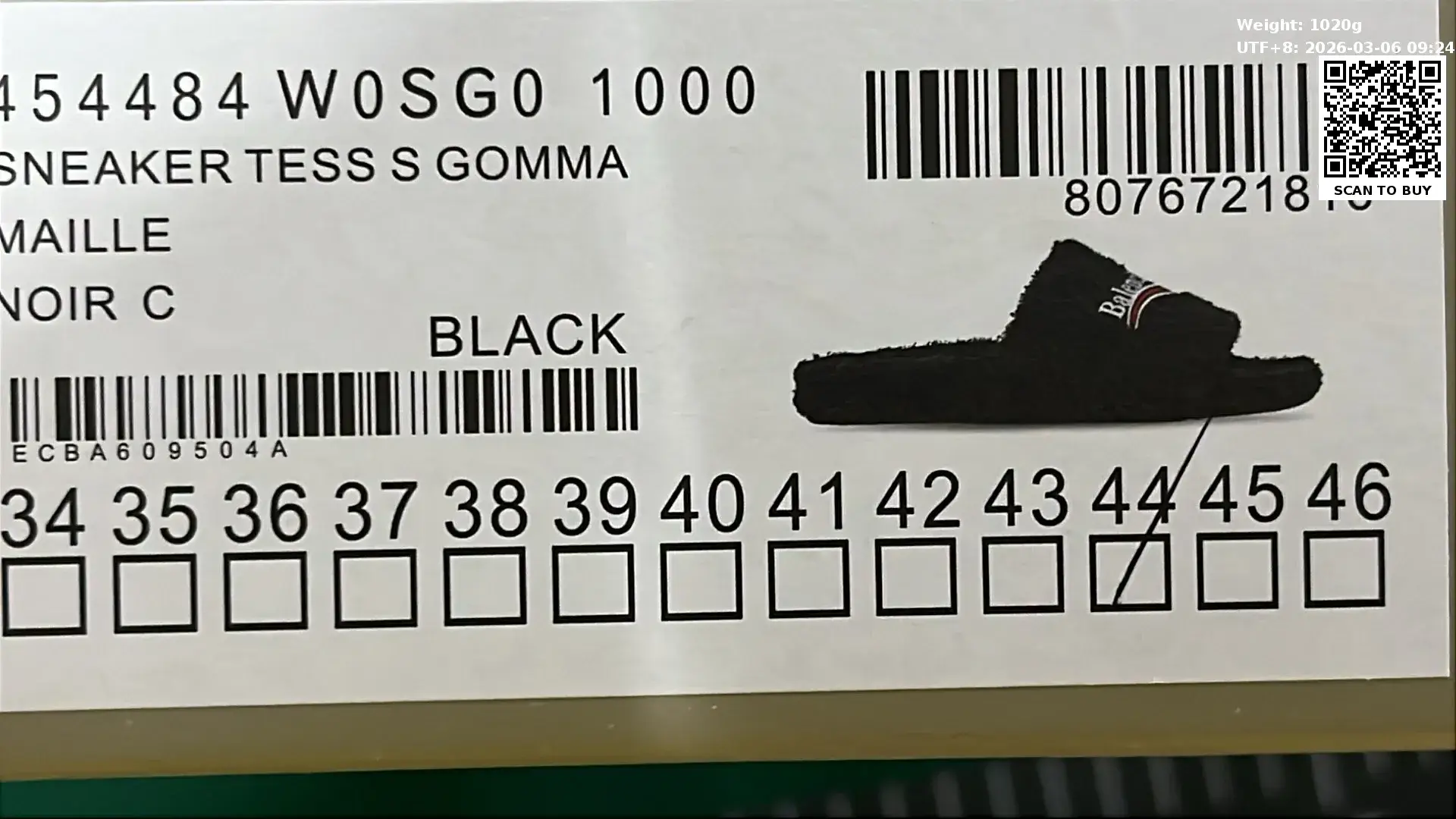 Balenciaga Furry (5+)  in the Best OopBuy Spreadsheet QC photos