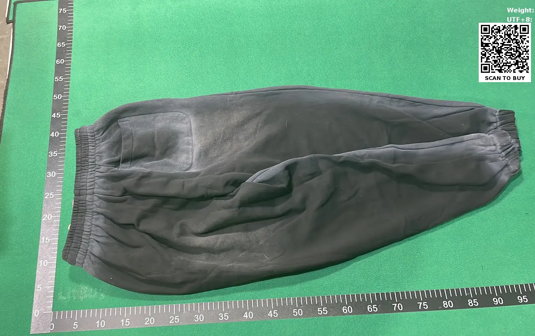 Alexander Wang/King Wash Letter Printed Ribbon Pants  in the Best OopBuy Spreadsheet QC photos