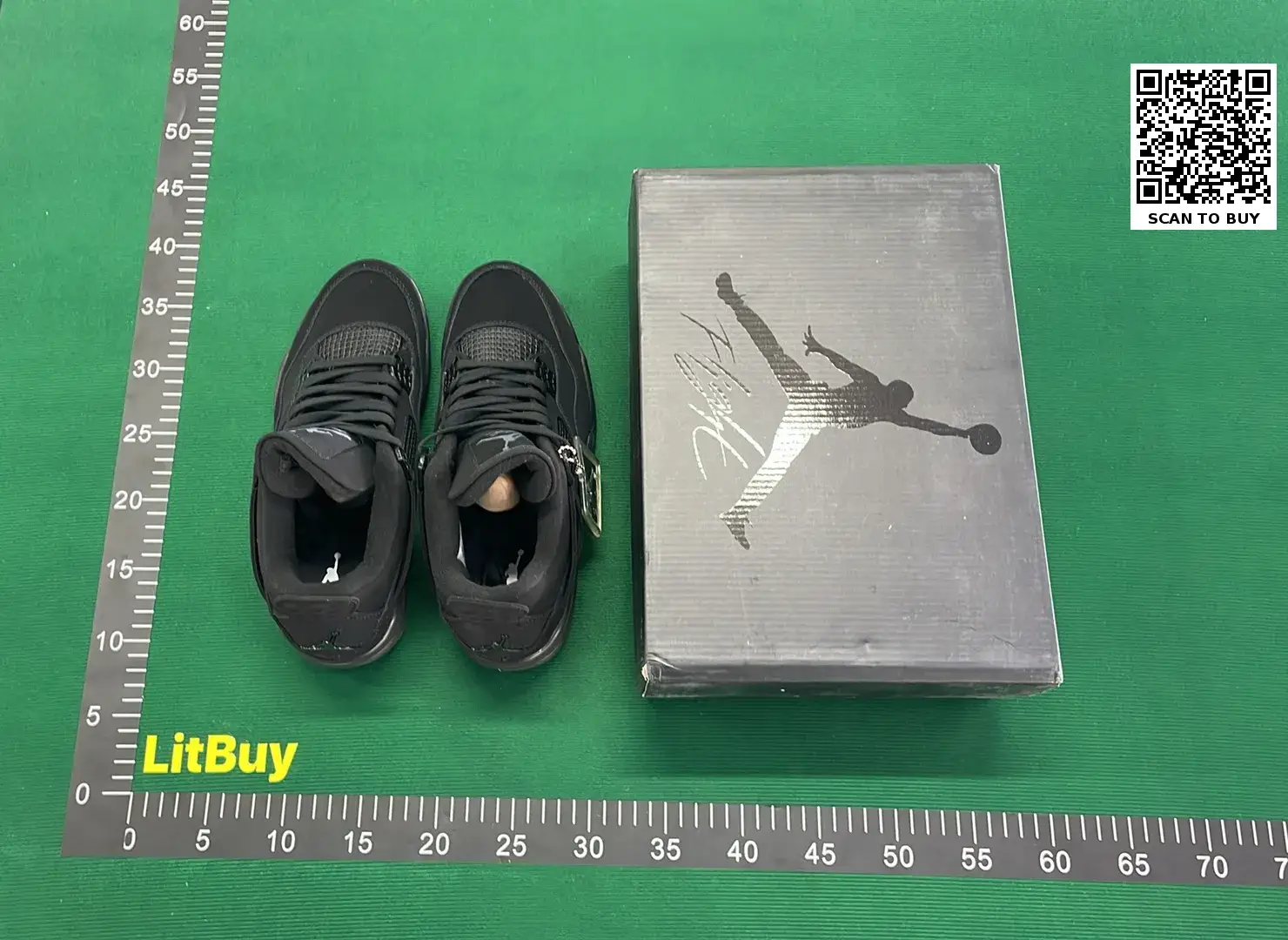  🔥1:1 batch Air Jordan 4 black cat brick by brick retro 4C shoes((34 Color) – QC photos preview | CnFans  | 7583199302