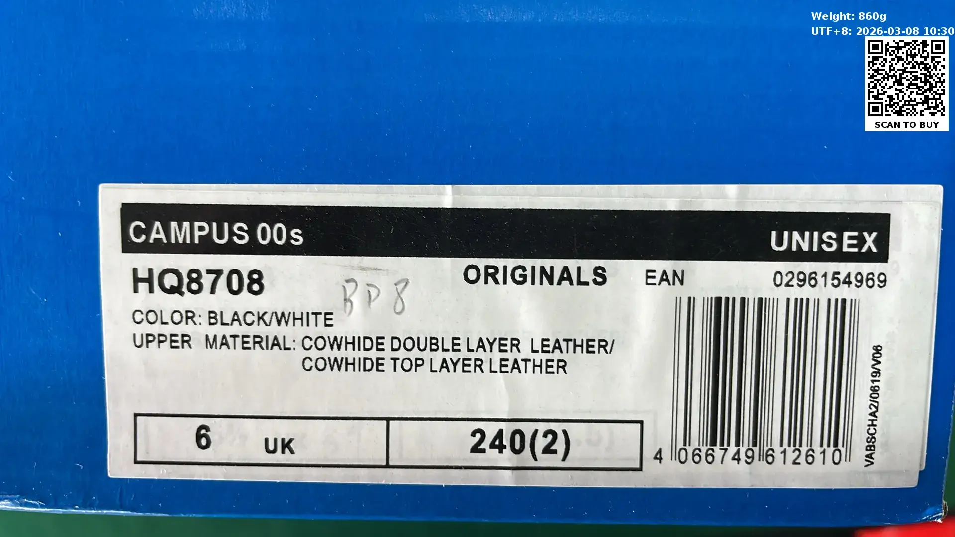 🔥1:1 batch Beige Women's adidas Campus  in the Best OopBuy Spreadsheet QC photos