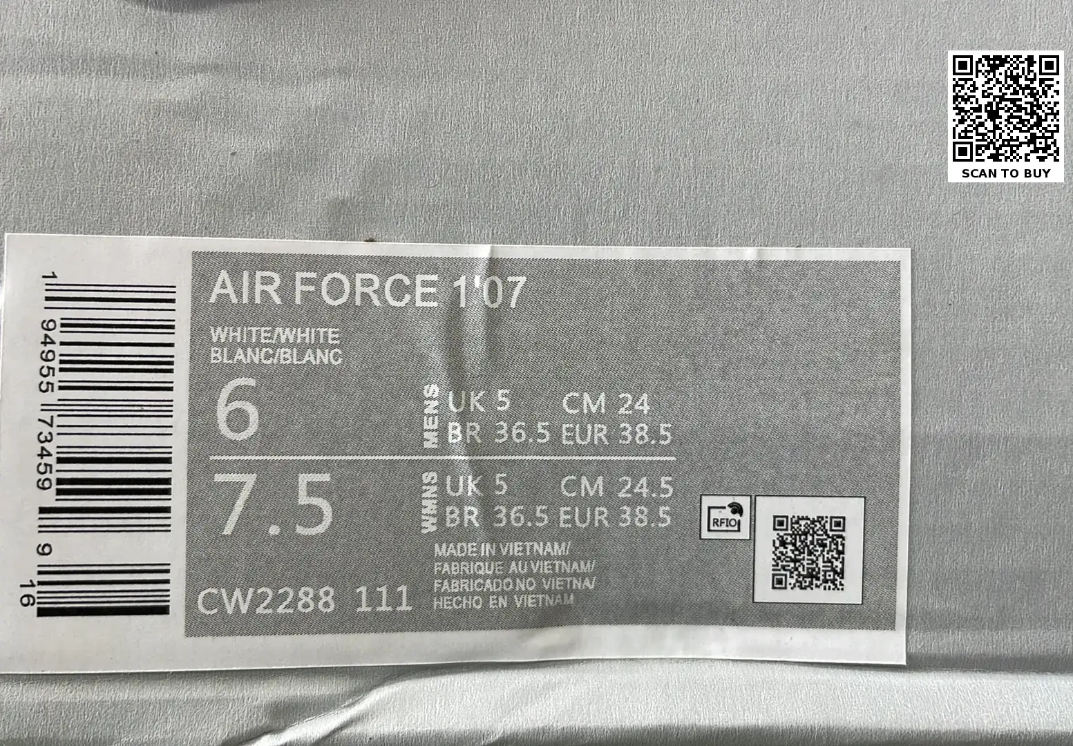 Nike Air Force 1 (20+)  in the Best OopBuy Spreadsheet QC photos