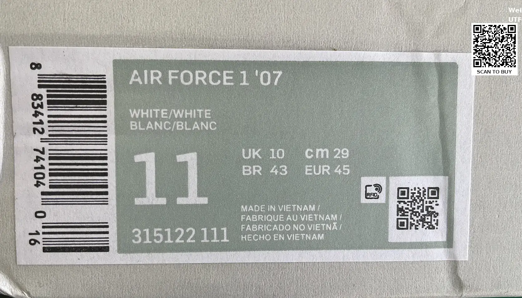 Nike Air Force 1 （20+）  in the Best OopBuy Spreadsheet QC photos