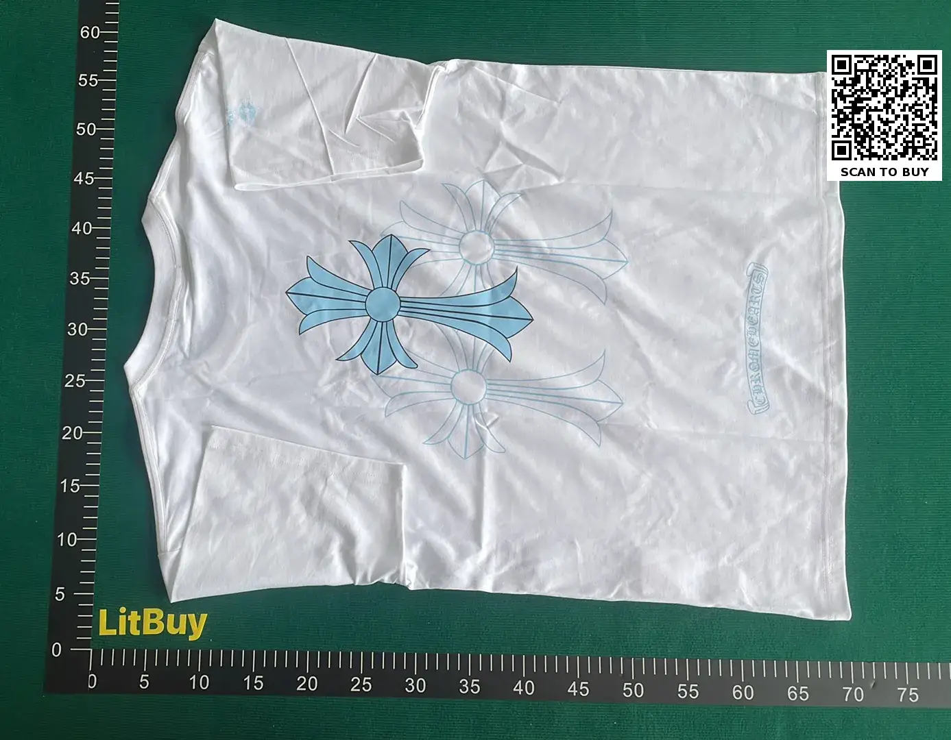 Chrome Hearts T-shirt tee （35+）  in the Best OopBuy Spreadsheet QC photos