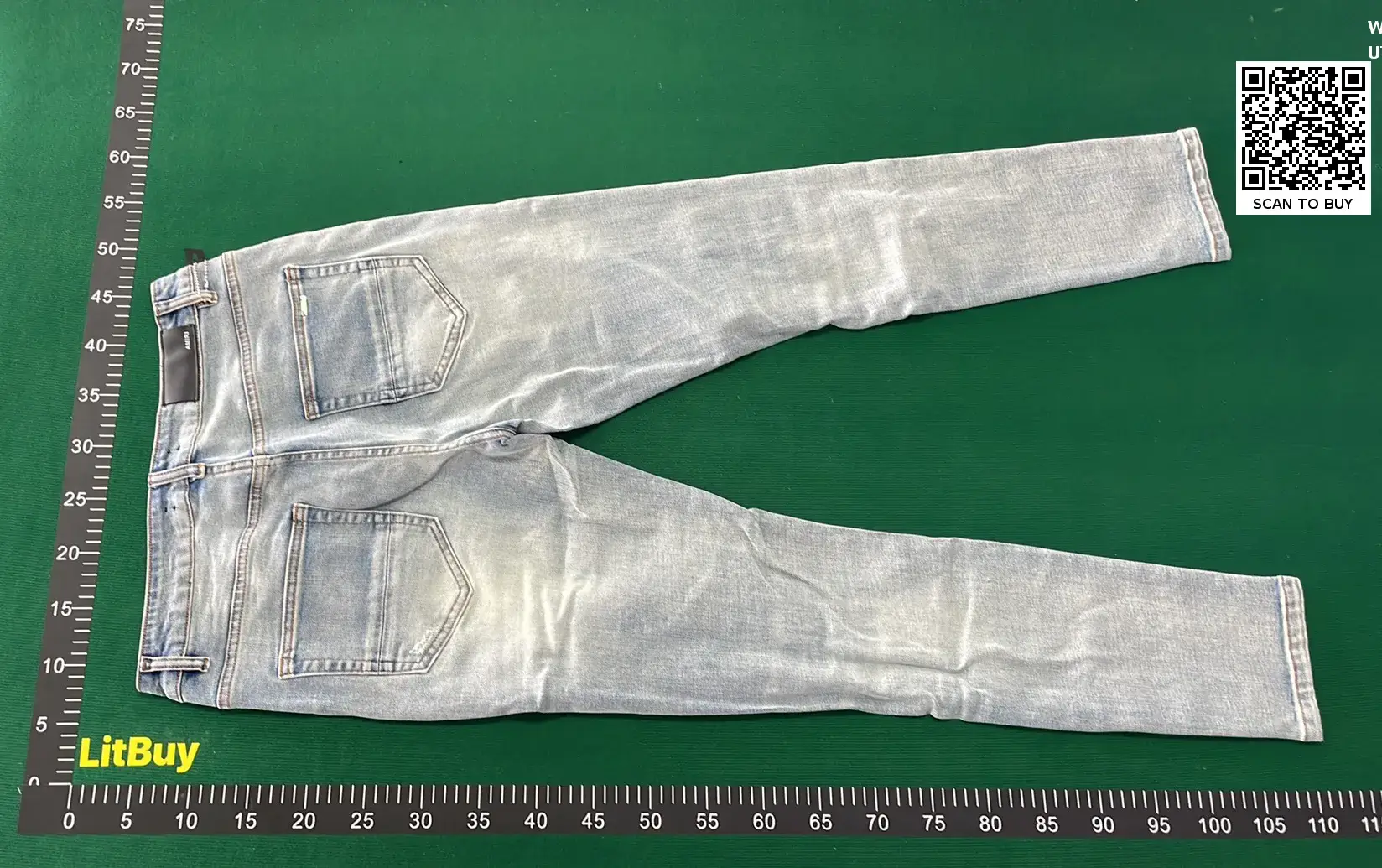 Am1r1 ripped jeans  in the Best OopBuy Spreadsheet QC photos