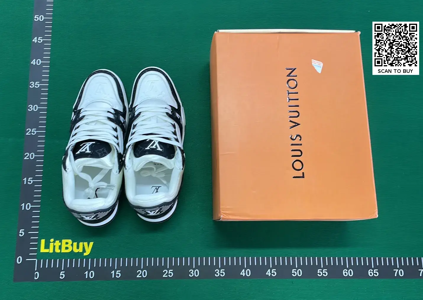 B3D 系带平底低帮板鞋-L  in the Best OopBuy Spreadsheet QC photos