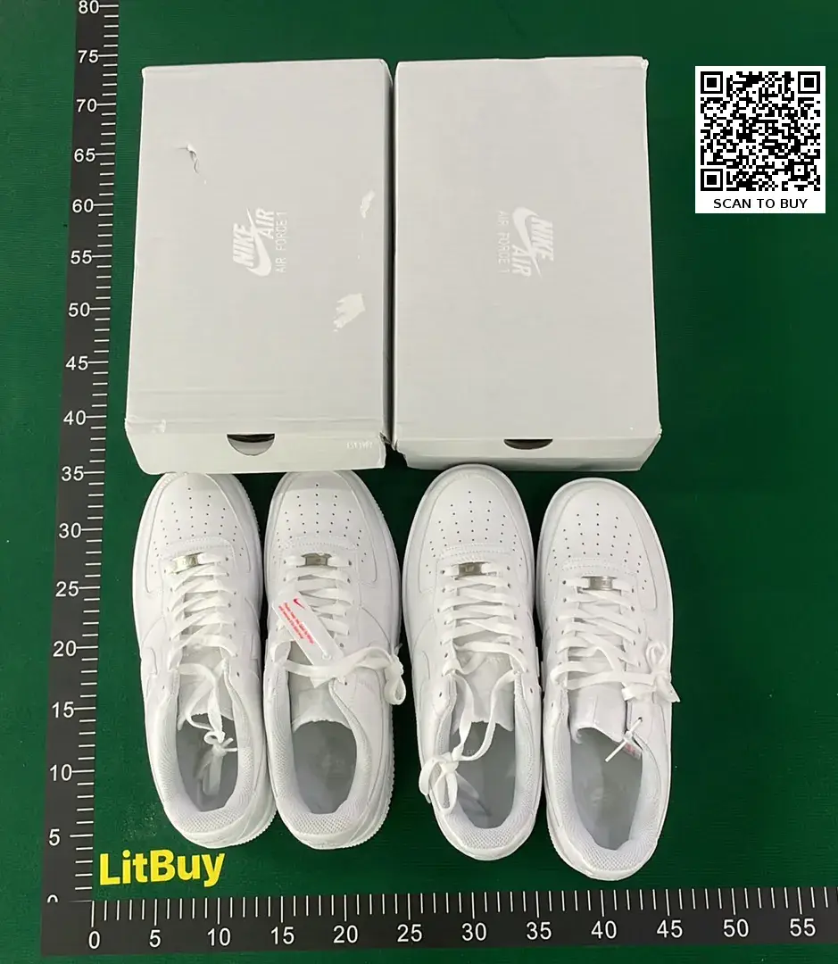 Nike Air Force 1 (3+)  in the Best OopBuy Spreadsheet QC photos