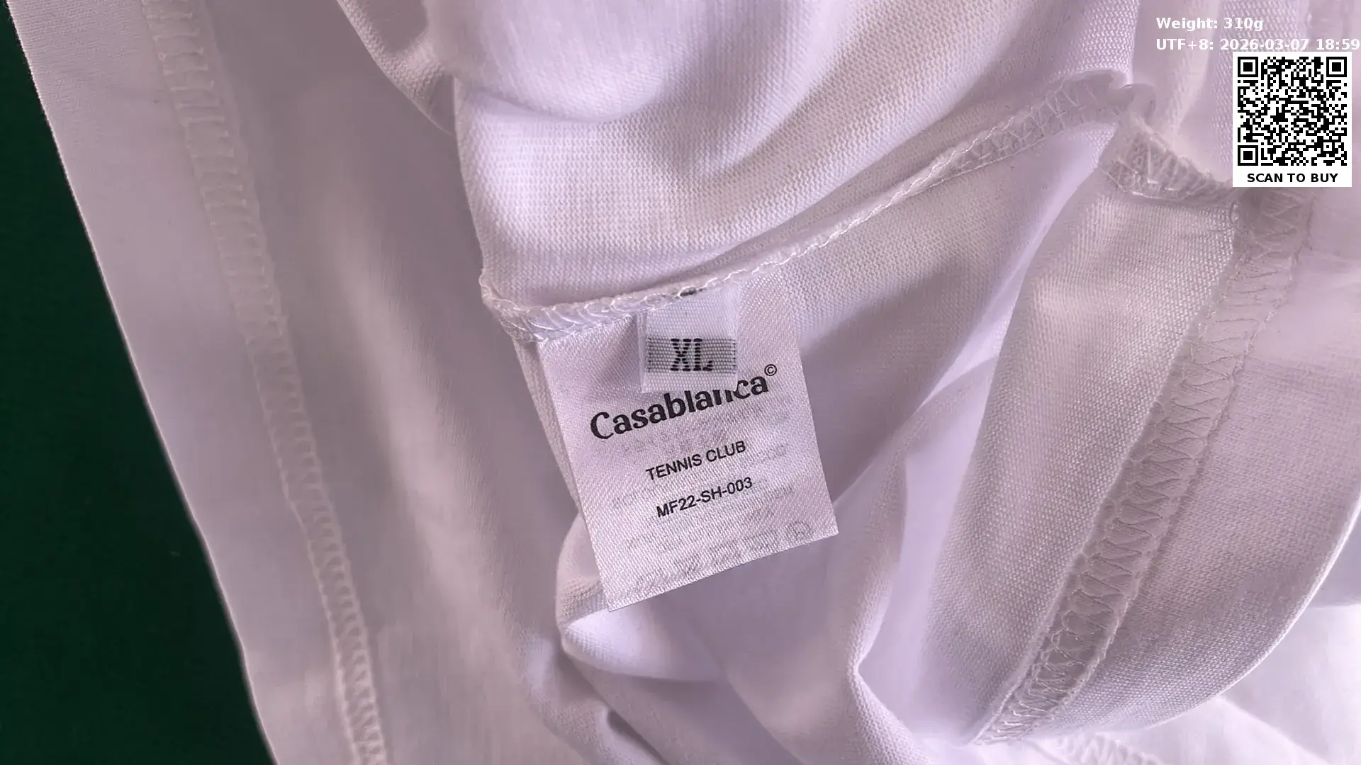 2023现货专供Casablanca 卡萨布兰卡双纱纯棉男女T恤嘻哈休闲短袖  in the Best OopBuy Spreadsheet QC photos