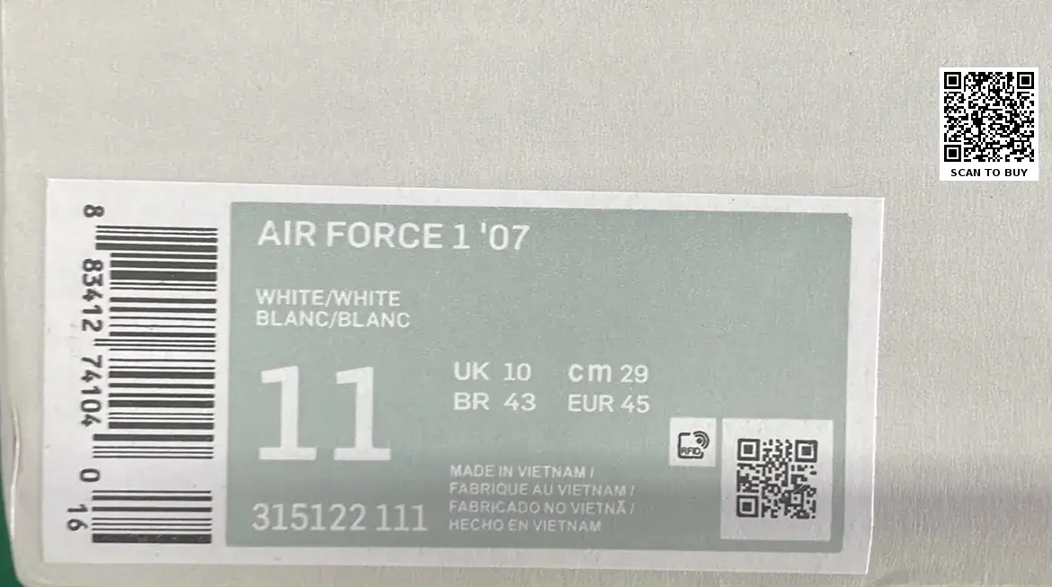 Nike Air Force 1 (20+)  in the Best OopBuy Spreadsheet QC photos