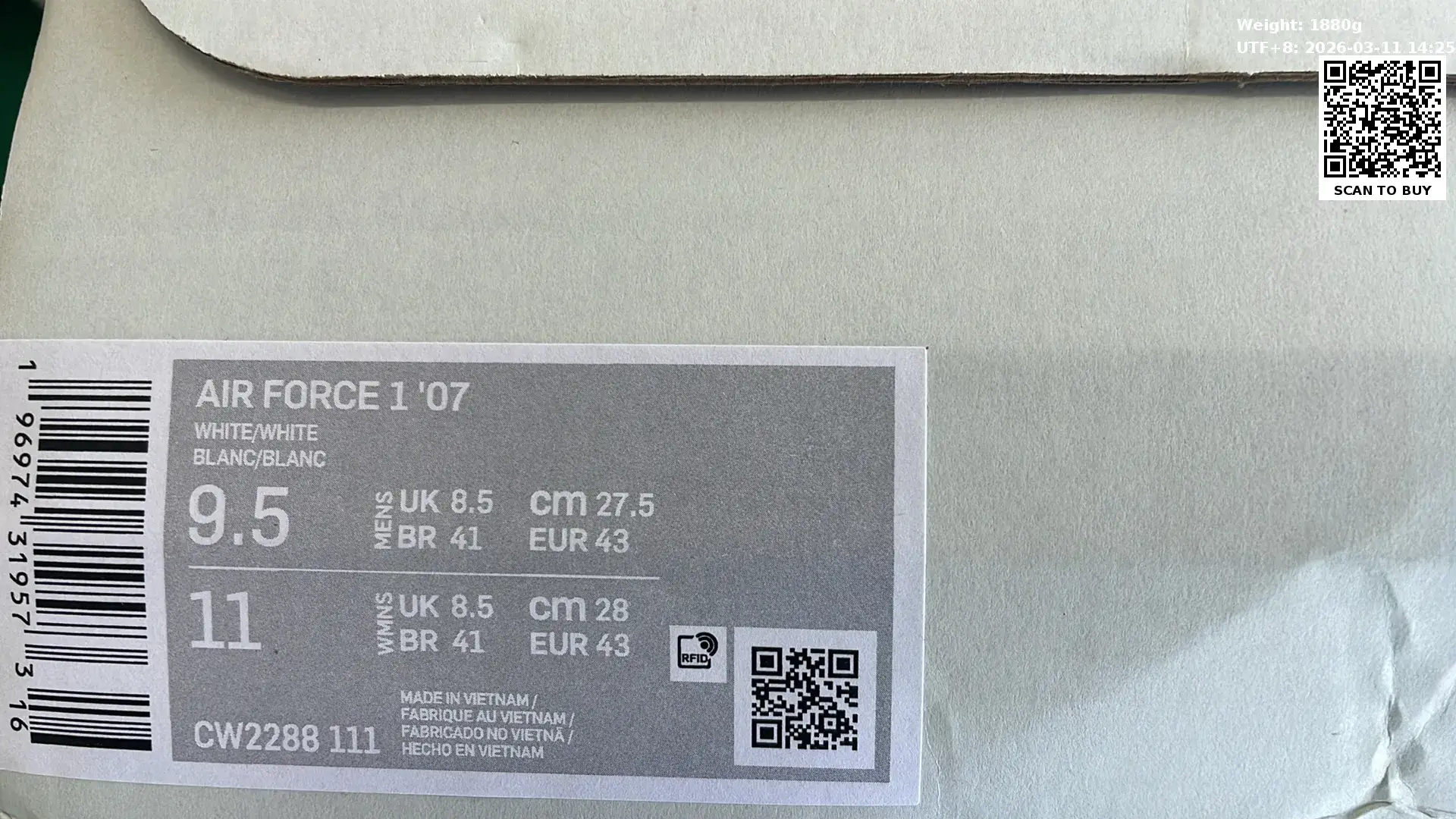  Nike Air Force 1 (5+) – QC photos preview | CnFans  | 7274878903