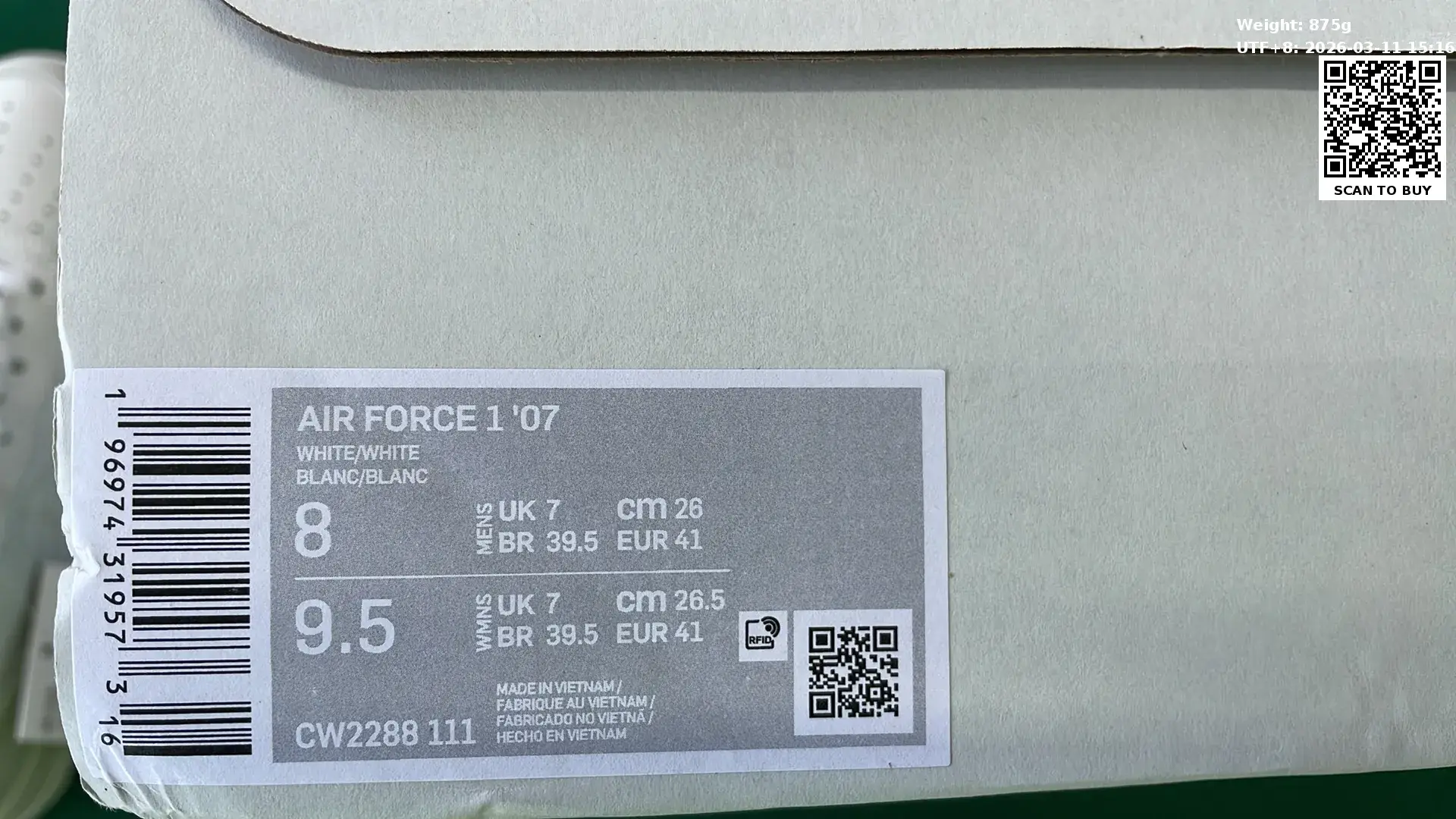  Nike Air Force 1（10+） – QC photos preview | CnFans  | 7275861156