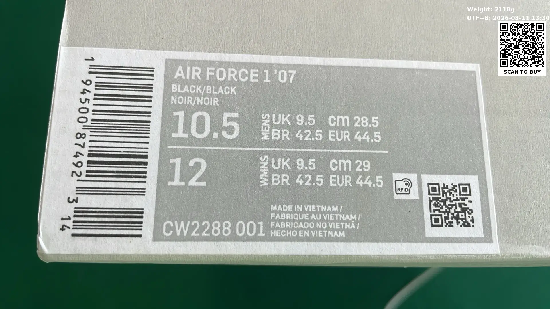  🔥1:1 batch Nike Air Force 1 – QC photos preview | CnFans  | 7409915265