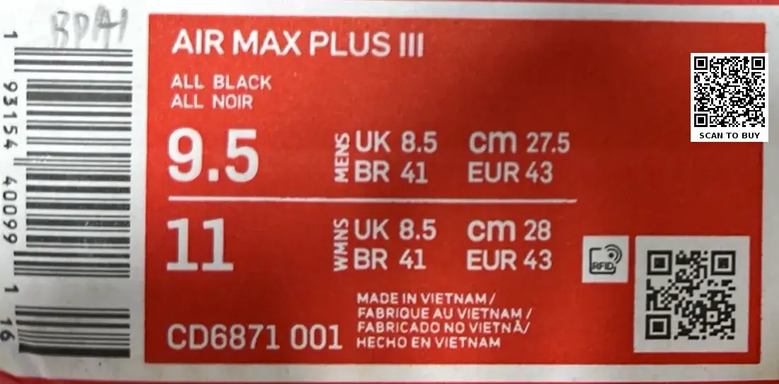  🔥1:1 batch Nike Air Max Plus3 Obsidian – QC photos preview | CnFans  | 7507857067