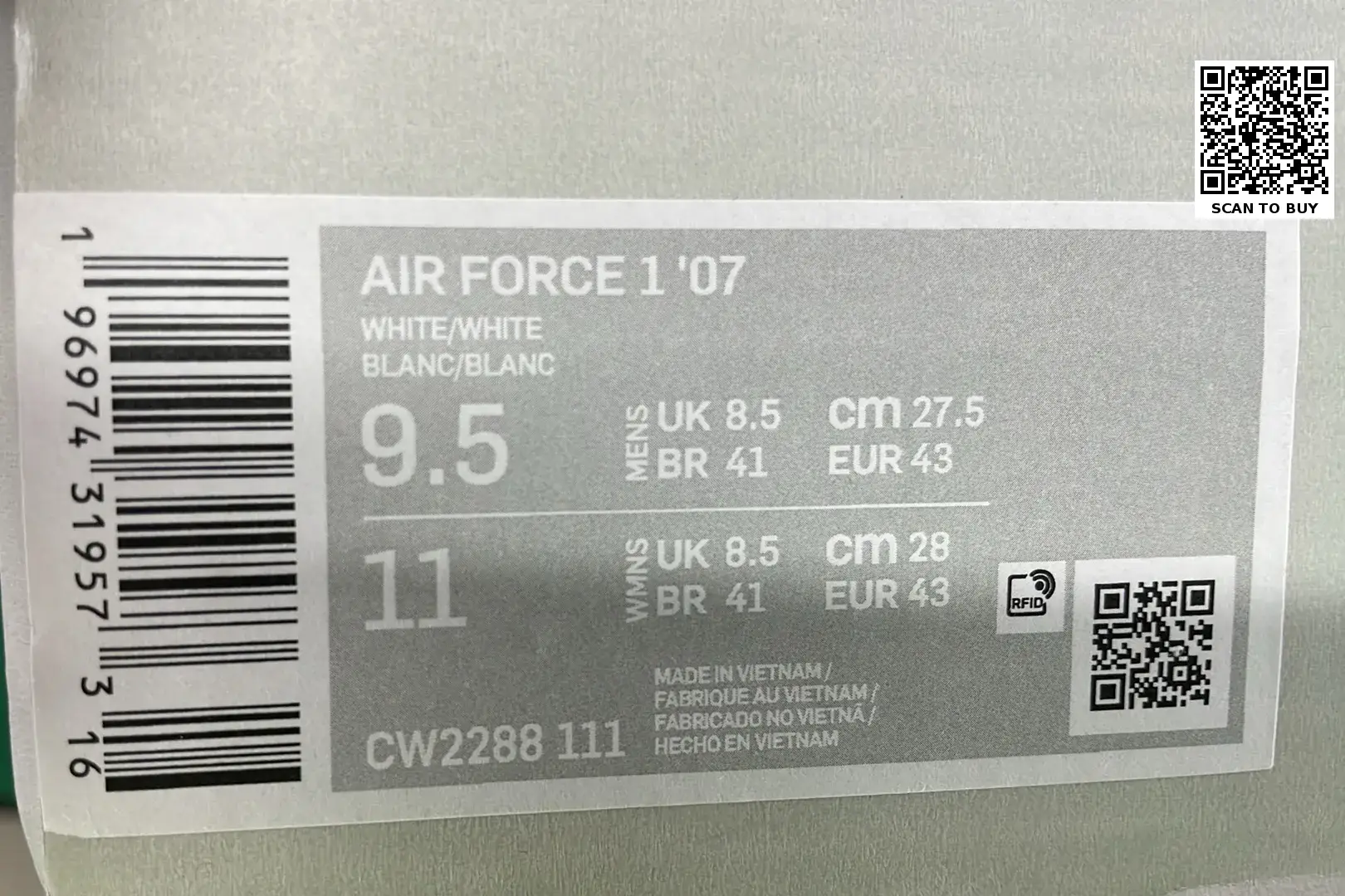 Nike Air Force 1 (20+)  in the Best OopBuy Spreadsheet QC photos
