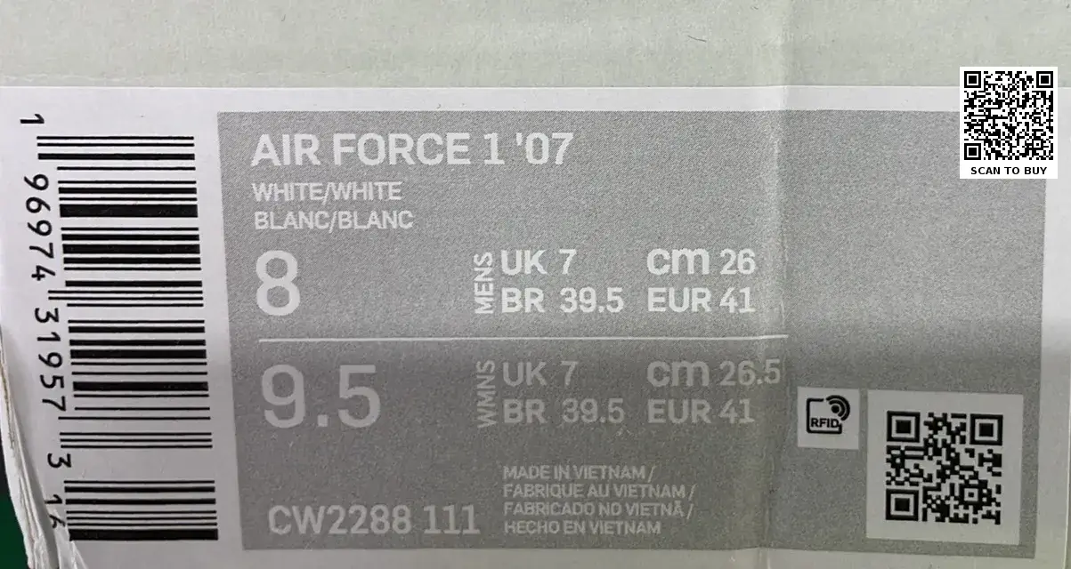 Nike Air Force 1 （20+）  in the Best OopBuy Spreadsheet QC photos