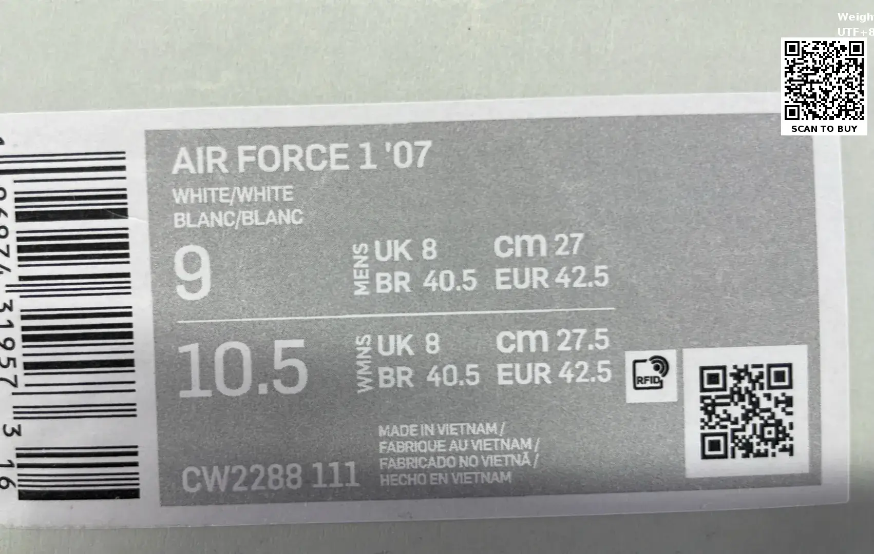 Nike Air Force 1 （20+）  in the Best OopBuy Spreadsheet QC photos