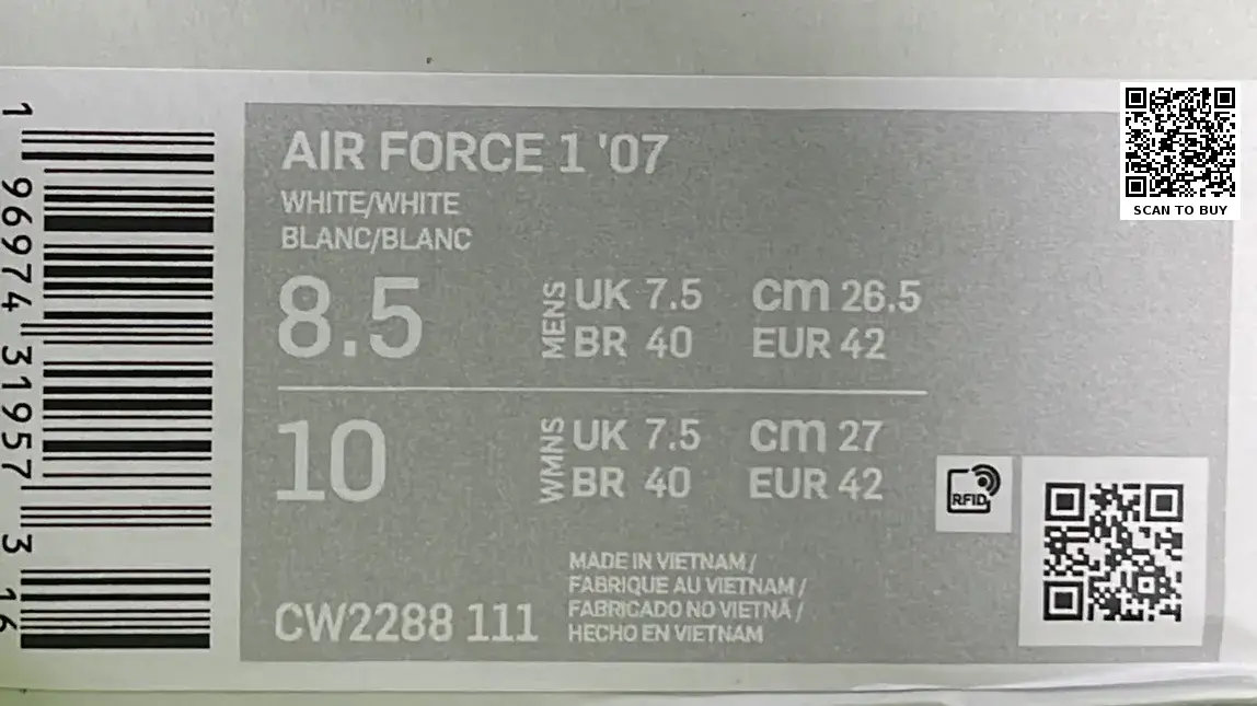 Nk Air Force Top Source Classic Replica 1 ; 1 Restoration Original box ALL-time low(非质量问题不退不换）  in the Best OopBuy Spreadsheet QC photos