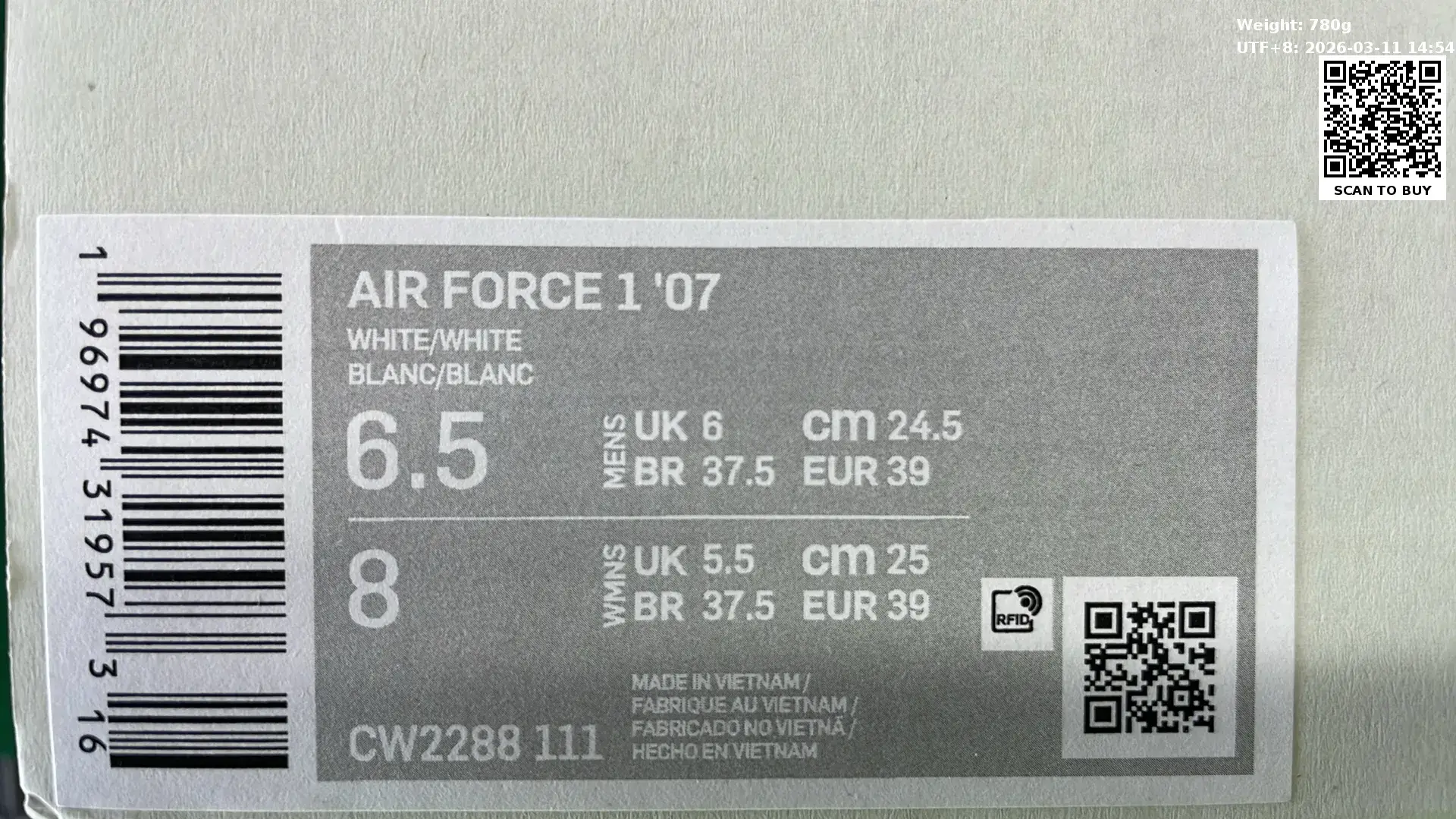 Nk Air Force Top Source Classic Replica 1 ; 1 Restoration Original box ALL-time low(非质量问题不退不换）  in the Best OopBuy Spreadsheet QC photos