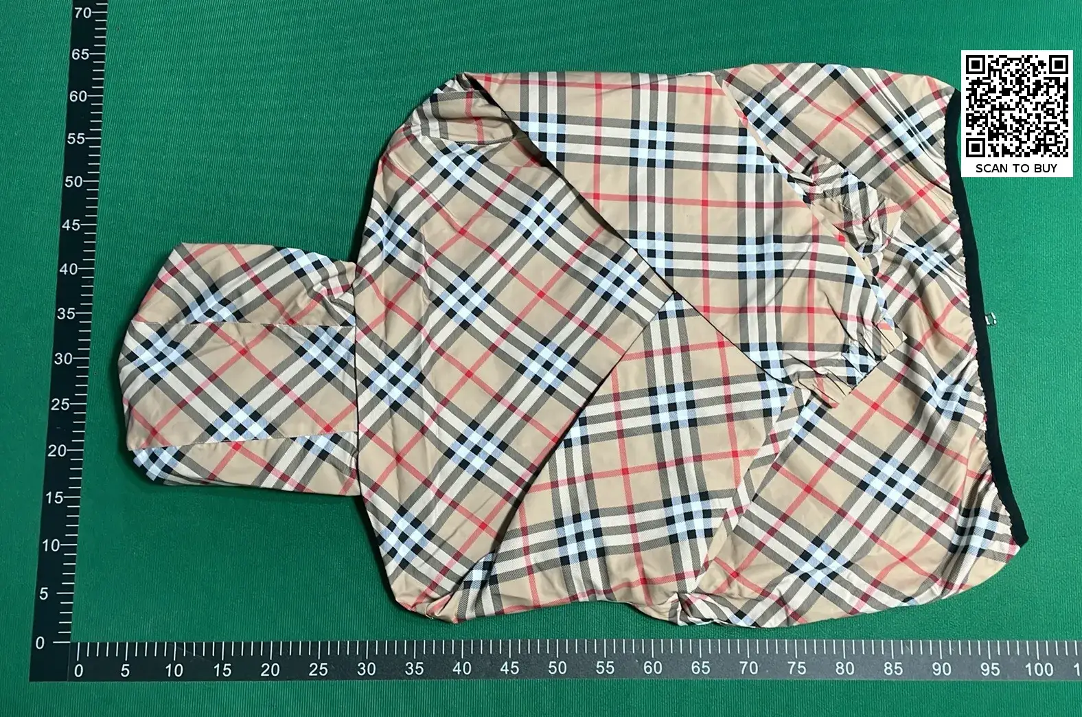New Plaid Knight Horse Double-Sided Jacket  in the Best OopBuy Spreadsheet QC photos